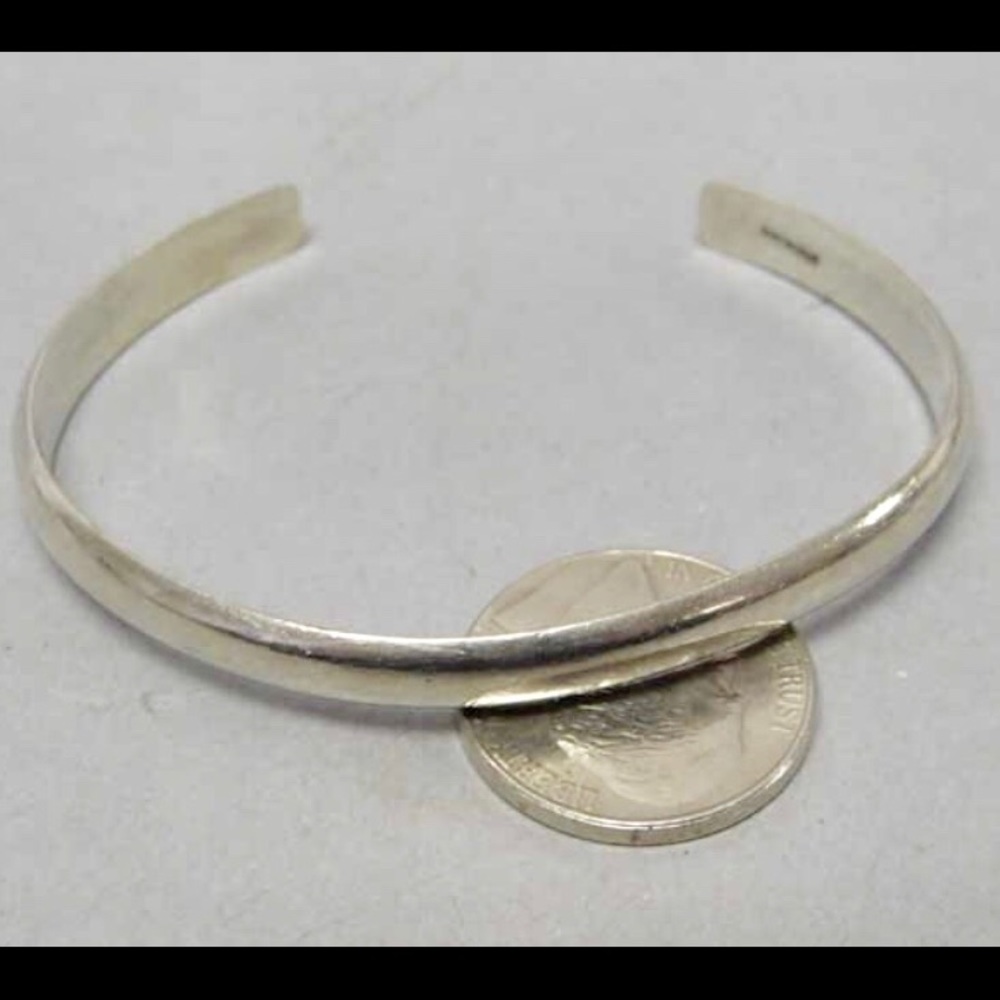 Solid Sterling Silver Cuff - image 2
